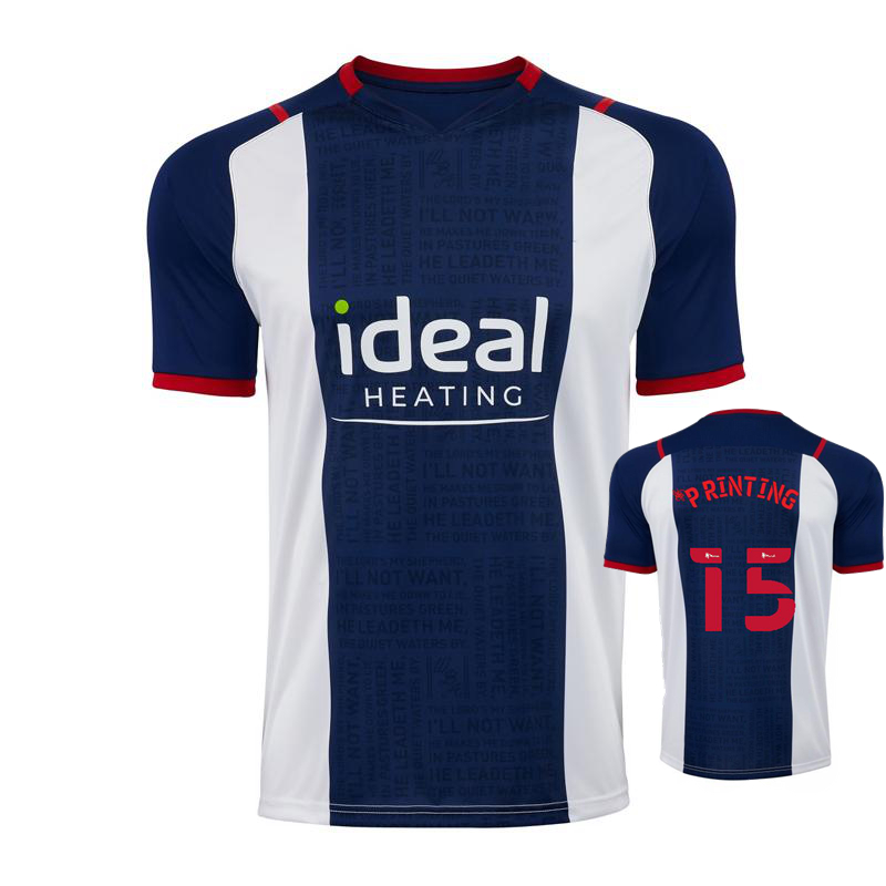 

2021 2022 West Soccer Jerseys LIVERMORE DIANG BRUNT Bromwich Albion home away 21 22 men and kids shirt football kit, Home +patch