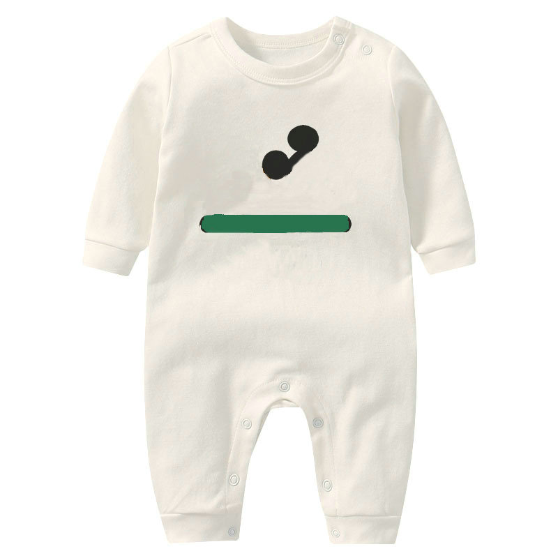 

newborn Rompers Boys girls designer print Fashion luxury pure cotton Long sleeve jumpsuit kids Jumpsuits, Pink