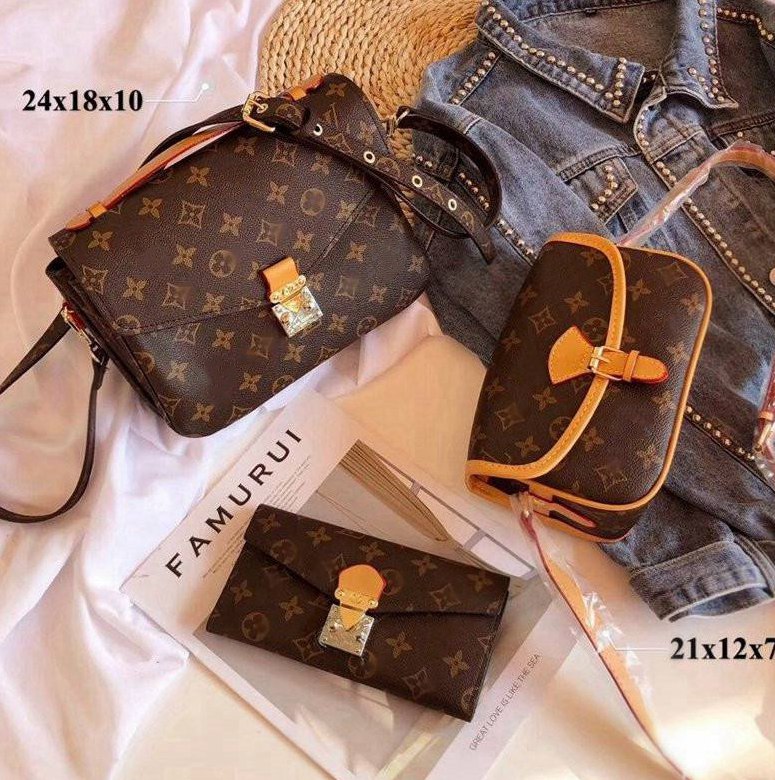 

TOP Luxury Designers Handbags Women Shoulder Bags Fashion Vintage leather Crossbody bag backpack Wallet-L1413, Red;black