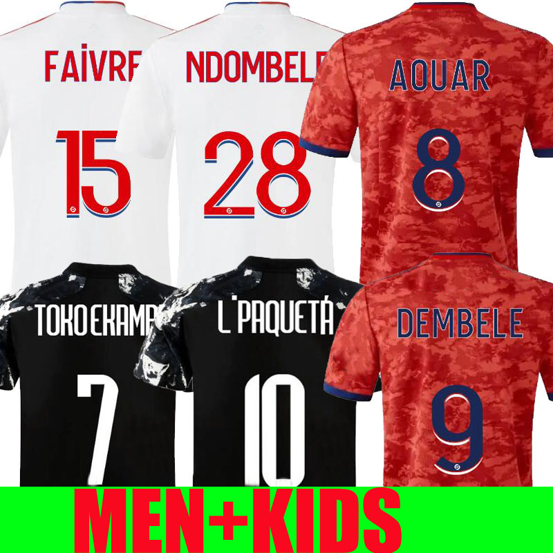 

fans player 21 22 maillot lyon Ndombele soccer jerseys FAIVRE 2021 2022 TOKO EKAMBI REINE AOL DELAIDE DEMBELE AOUAR L.Paquetá CHERKI men kids kit football shirts top, Home+patch