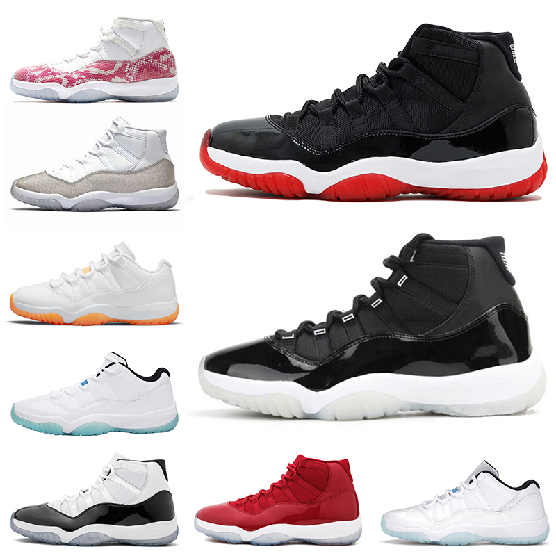 

2021 Men Basketball Shoes Jumpman 11s 25th Anniversary High Bred Citrus Cool Platinum Tint Legend Blue Olive UNC Mens Women Sports Trainers Sneakers, A22 rose gold 36-40