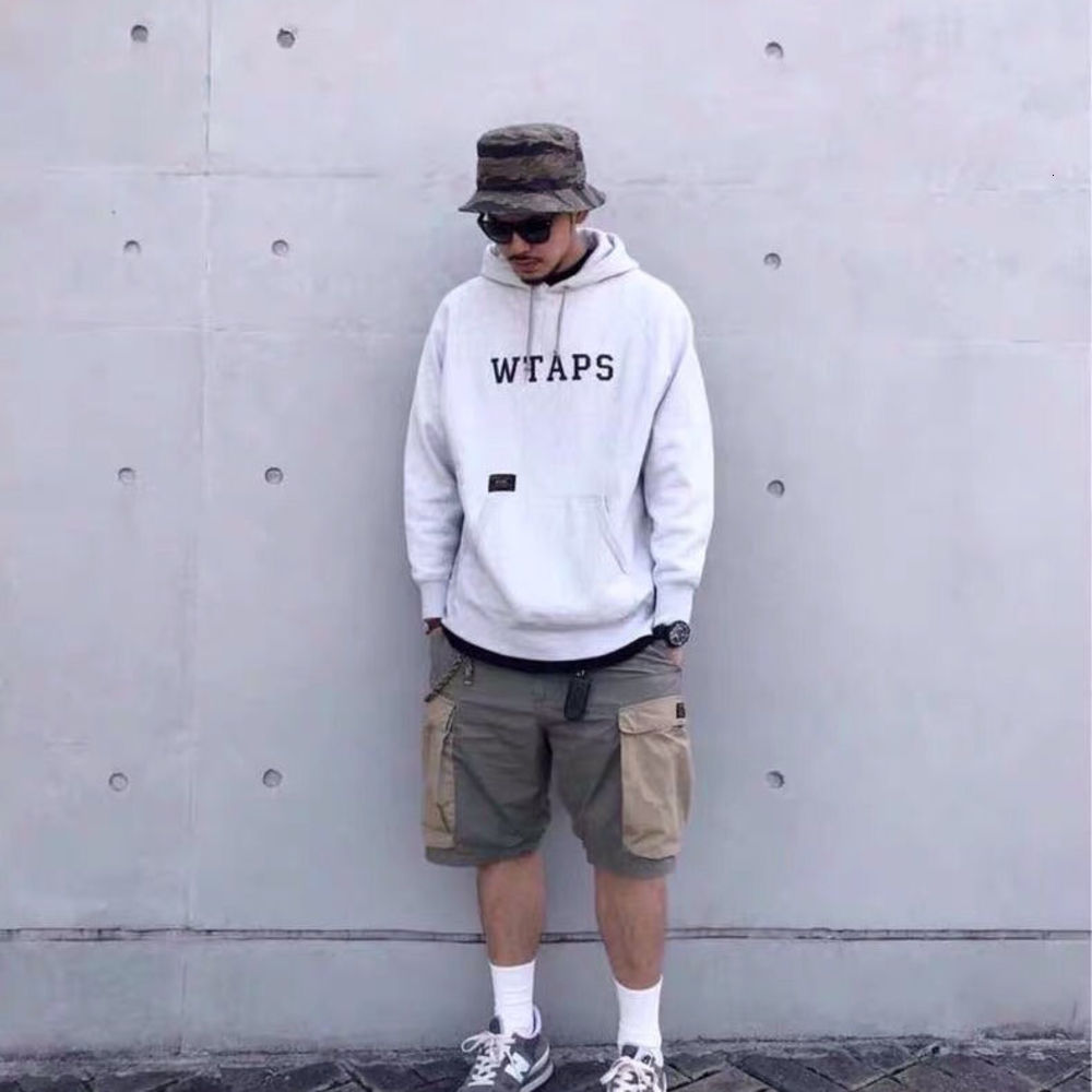 

Wtaps Hooded Men and Women Hooded Herfst And Winter Fat Travel Sliding Hoodie Trui Trendy Jacket, Black