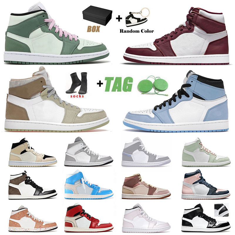 

Original Jumpman 1 1s Mens Womens Basketball Shoes High OG Dark Mocha Brushstroke Cactus Jack Olive Aura Mid Carbon Fiber Dutch Green Sports Sneakers Trainers, B1 36-46 hyper royal