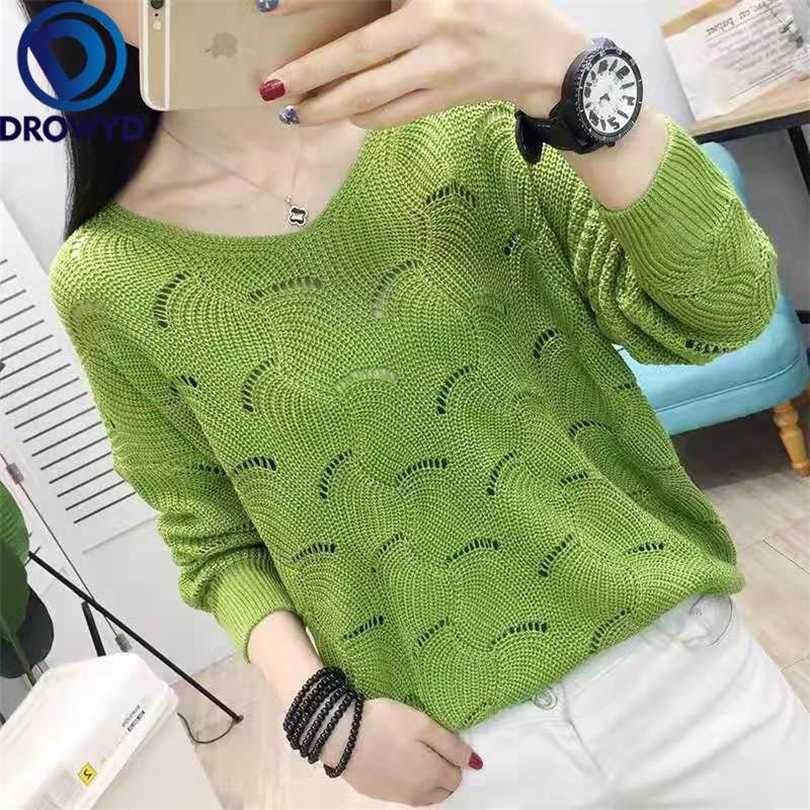 

Fashion Pullovers Sexy Sweater Women Fall Soft Cotton Loose V-neck Knitted Thin Winter Korean Casual Simple Chic Tops 211018