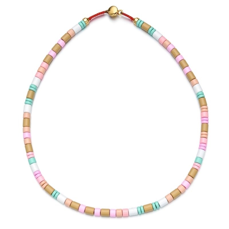 

ZMZY Fashion Boho Tila Beads Spring Choker Necklace Women Wedding Accessories Rope Chain Chokers Jewelry Collier Femme