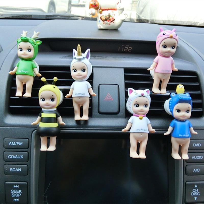 

Interior Decorations Car Perfume Clip Animal Angel Dolls Fragrance Air Vent Outlet Freshener Auto Accessories Decoration Gifts Trim Diffuser