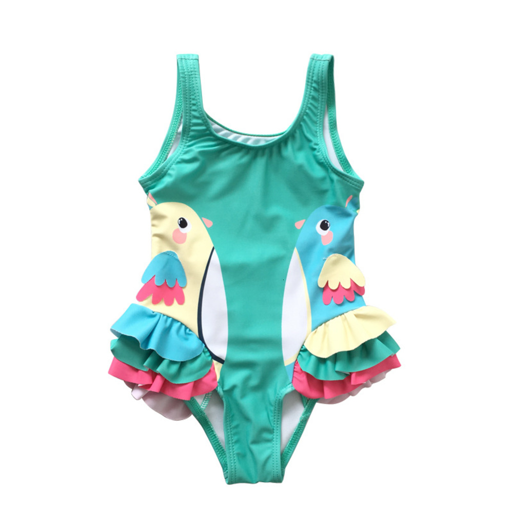 

Children's suit Bird children baby one piece beach swimsuit, Black