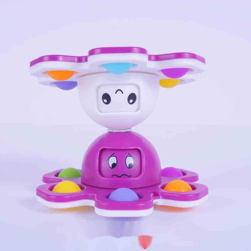 

Fidget Toys Flip Face Changing Push Toy Bubble Silicone Key Chain Fingertip Gyro Decompression Creative Game Sensory Anxiety Stress Reliever G81L1GP