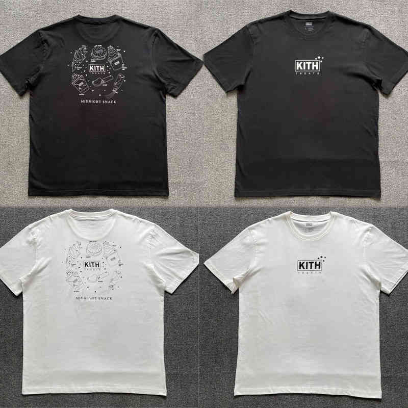

Shirts Original Packaging Kith t Shirt Treats Collection Best Midnight Snack Men Women T-shirt, White;black