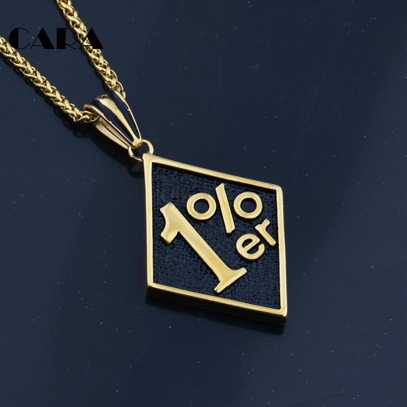 

Pendant Necklaces Trendy Jewelry Est 1PC Luckly 1%er Pendants Cool Men Stainless Steel Biker For Male Hip Hop Necklace CAGF0093
