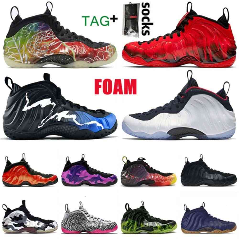 

WITH SOCKS Aurora All s Designers Penny Hardaway Shoes Designers Luxurys One Mens Trainers Men Basketball Shoes Sports Sneakers tingfengt, Black