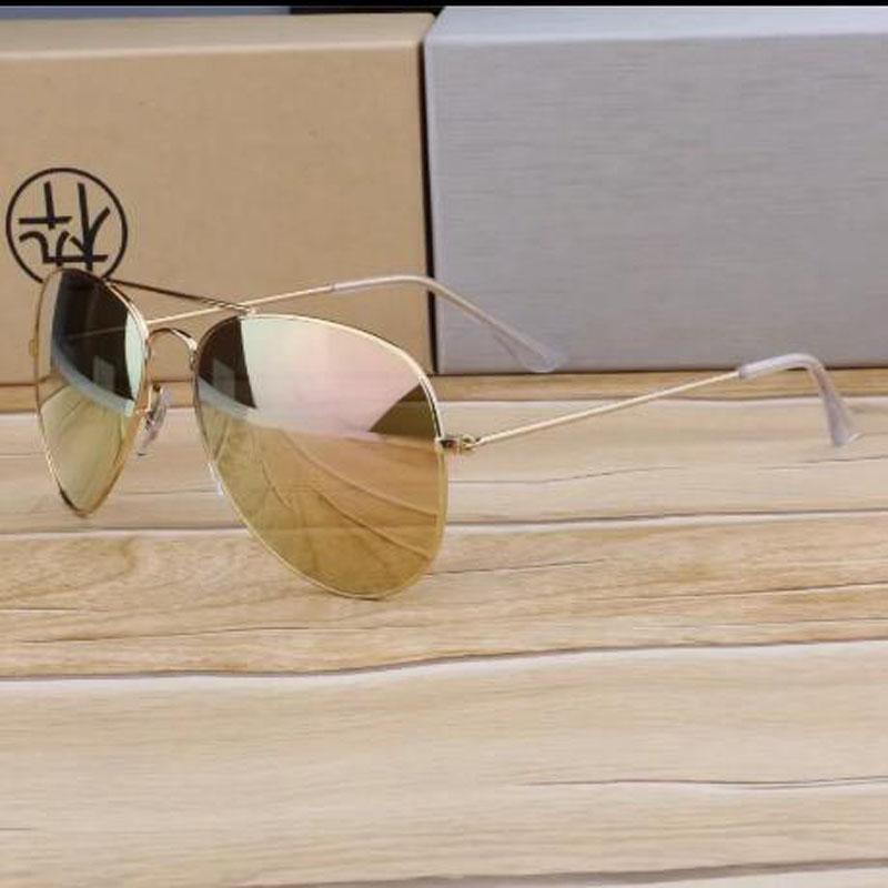Sunglasses Aviation Brand Design Pilot Men And Women Vintage Mirror UV Fashion Classic Goggles For Driving Fishing Sun Glasses