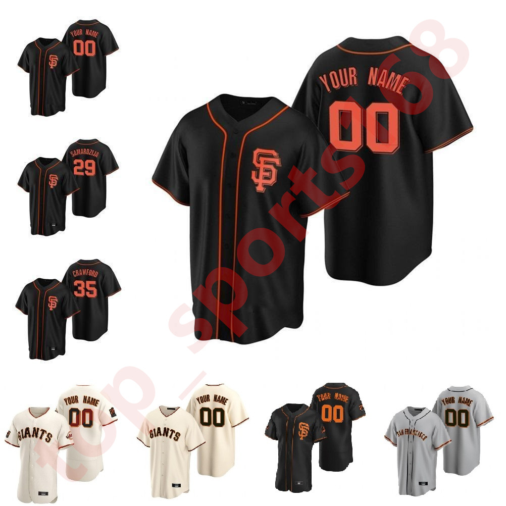 

Custom Giants 29 Jeff Samardzija San 20 21 Francisco Johnny Cueto Will Smith McCutchen Yastrzemski Williams Stitched baseball jersey, Blue;black