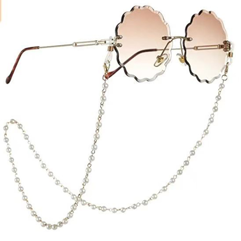 

Chic Luxury Handmade Elegant Pearl Beaded Glasses Chain Women Lanyard Strap Reading Eyeglass Chains Sunglasses Strap H bbyShZ 850 R2