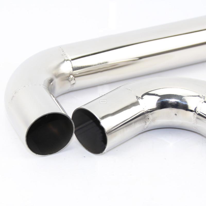 

Car Accessories Automobile Exhaust Pipe Muffler Turns Into Stainless Steel Elbow 90 Degree Angle To Reduce Diameter Manifold & Parts