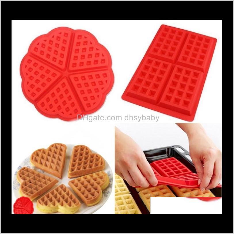 

Baking Moulds Bakeware Kitchen, Dining Bar Home & Garden Drop Delivery 2021 Est Sile Square Heart Shaped Muffin Lattice Cake Mold Wafer Biscu