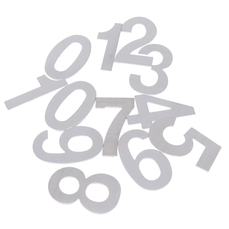 

Party Favor 10pcs Number Sign Modern Plaque House El Door Address Stickers