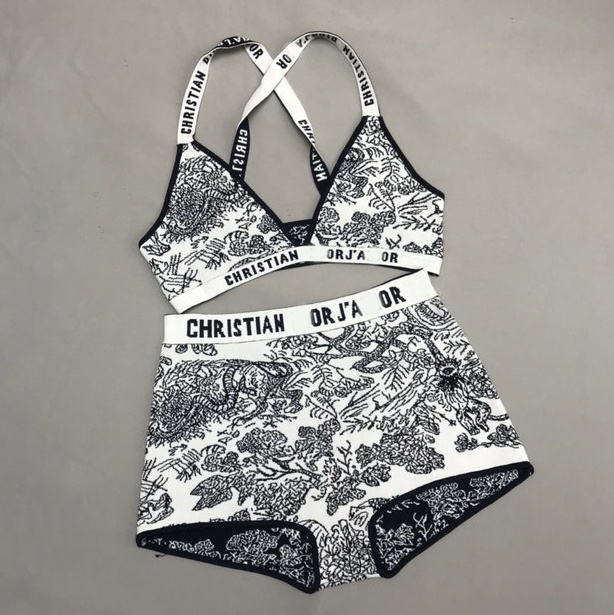 

Luxurys Designers Womens Dress Bikini Sexy Beach Bikinis Summer Splits Swimsuit Fashion Letter Printed Strappy Siamese Split Style Swimwear, White;black