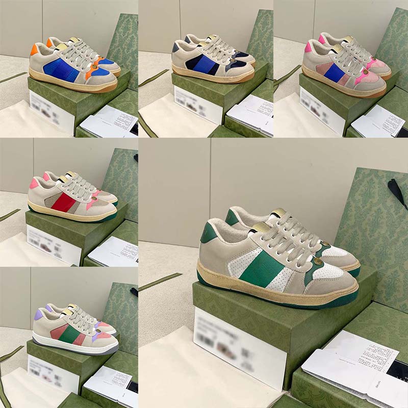 

Fashion Designer Shoes Men's and Women's Sneakers Loafers Luxury G Low Cut Casual Flat Shoe Outdoor Unisex, #17