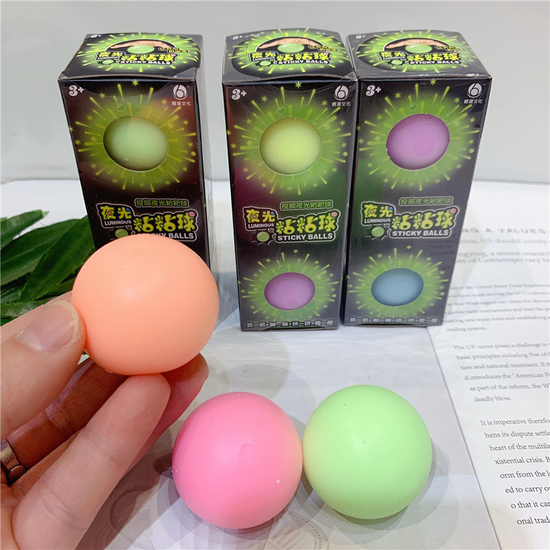 

Fidget toys New exotic toy Korean version of creative luminous sticky ball Kneading music decompression venting stretching tofu balls gift-TOPN647