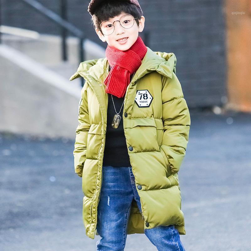 

Coat Big Boys Jackets Parka Teen Outerwear Childen Winter For Height 110-160cm Warm Kids Baby Thick Cotton, Blue;gray