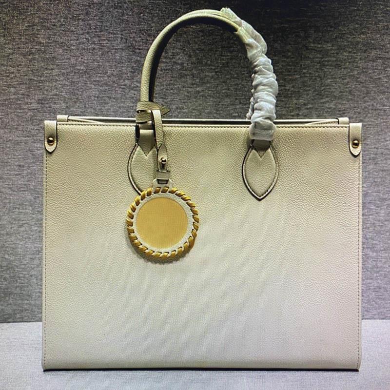 

Medium On Totes Embossed Luxurys The Color Purse Women Bags Designers Handbags Shoulder Leather Gradient Handbag For MM Go Female Fashi Ptsw, Red;black