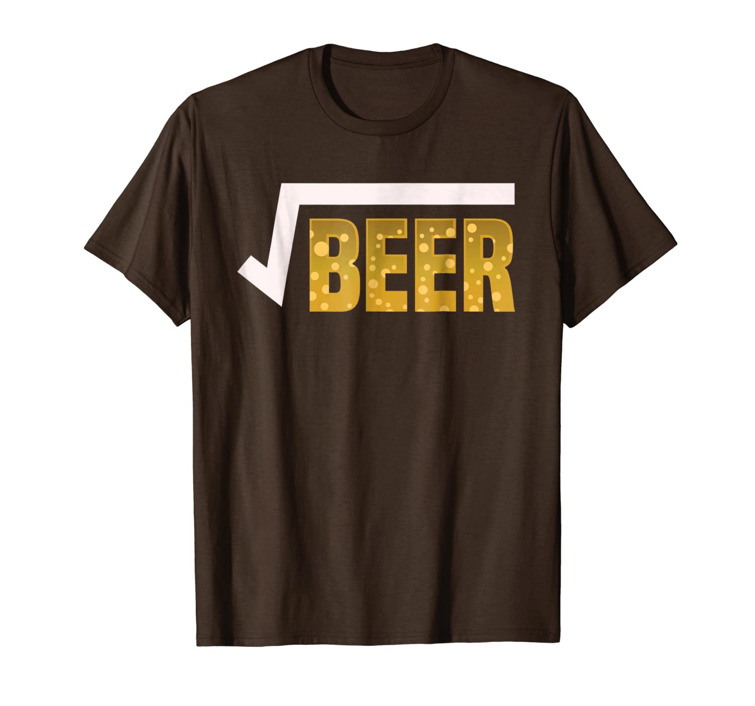 

root beer t-shirt, White;black