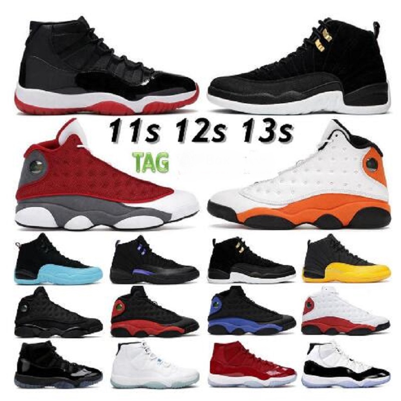 

Man 11 11s Mens Basketball Shoes 25th Anniversary Bred Concord 45 Space Jam 12 12s Indigo Gamma Blue Reverse Taxi 13 13s Chicago Black Hyper Royal Men Women Sneakers, Color 41