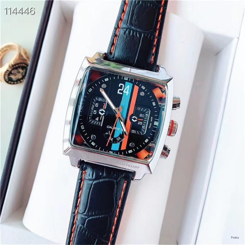 

2021 mens watches Top Watch Men tonneau Automatic Tourbillon Business Heuer Mechanical Wristwatch for man