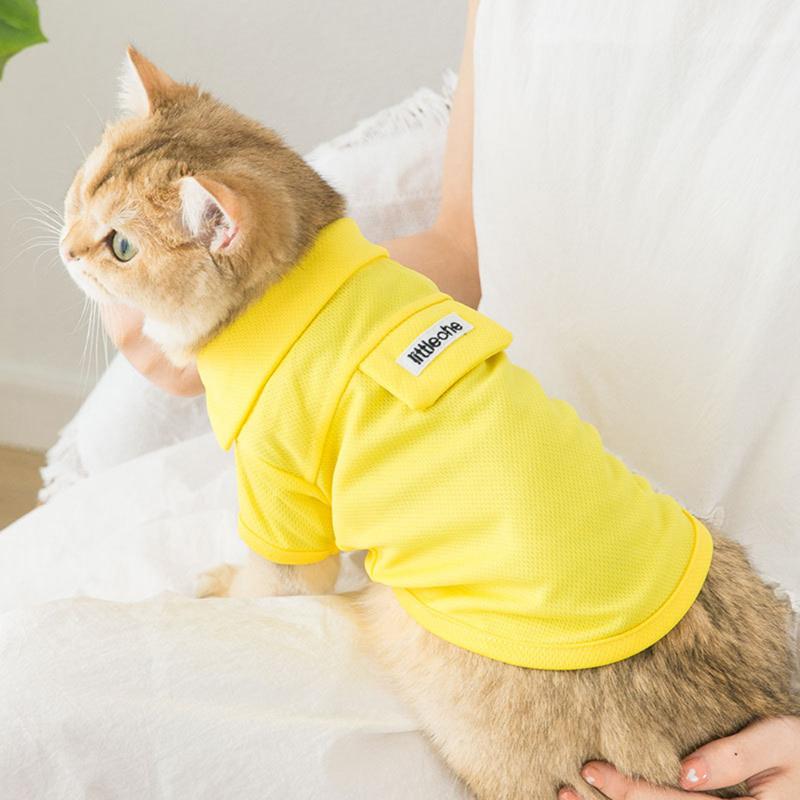 

Simple Pet Shirts, Cat Sweatshirts, Mesh Fabrics, Comfortable And Breathable Dog Summer Clothes, Clothes Apparel