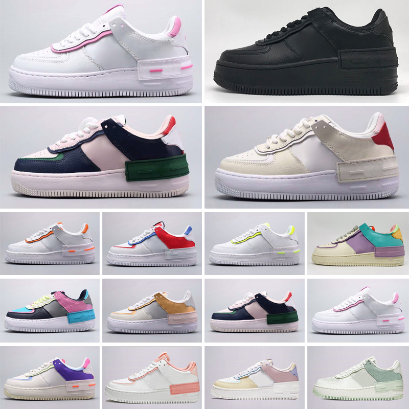 

Forces Men Low Skateboard Shoes One Unisex 1 Knit Euro High Women All White Black Red Leather Trainer Sneaker, Color 15