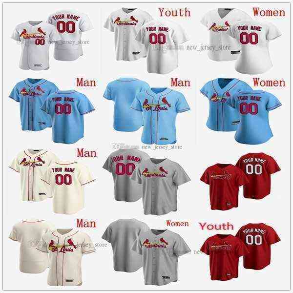 

Custom Men Kids Women Baseball Jersey Al Hrabosky Alex Reyes Bob Gibson Bruce Sutter Chris Carpenter Dakota Hudson Daniel Ponce de Leon, Women monly s-xxl