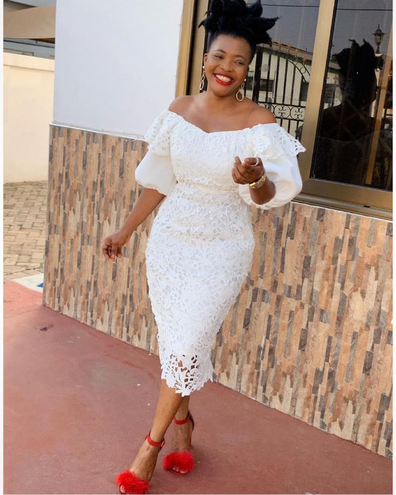 white lace dress styles 2018