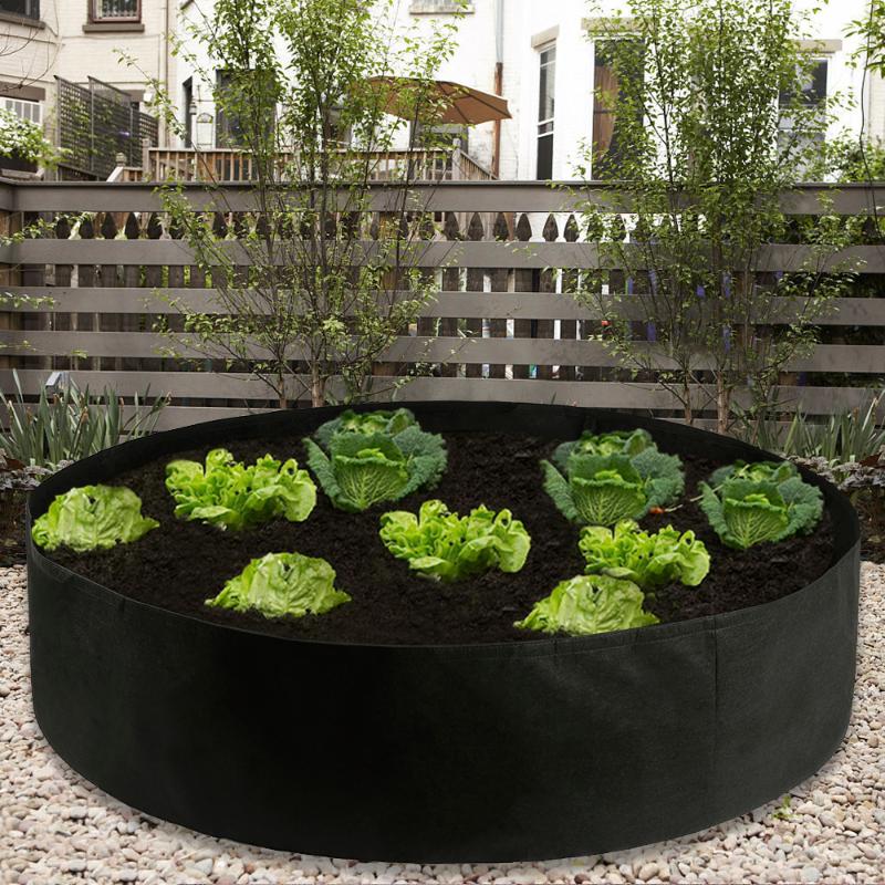 Planters & Pots Round Garden Grow Bag Jardin Jardim Jardinage Ogrod Raised Plant Bed Flower Planter Elevated Vegetable Box-image-722898809