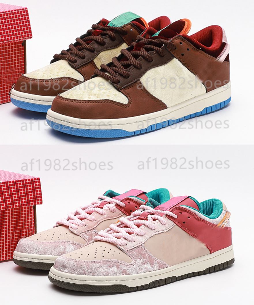 

Social Status x Chocolate Milk Strawberry Designer Running Shoes Low Burnt Brown Pink Glaze Sports Skate Sneaker Trainers