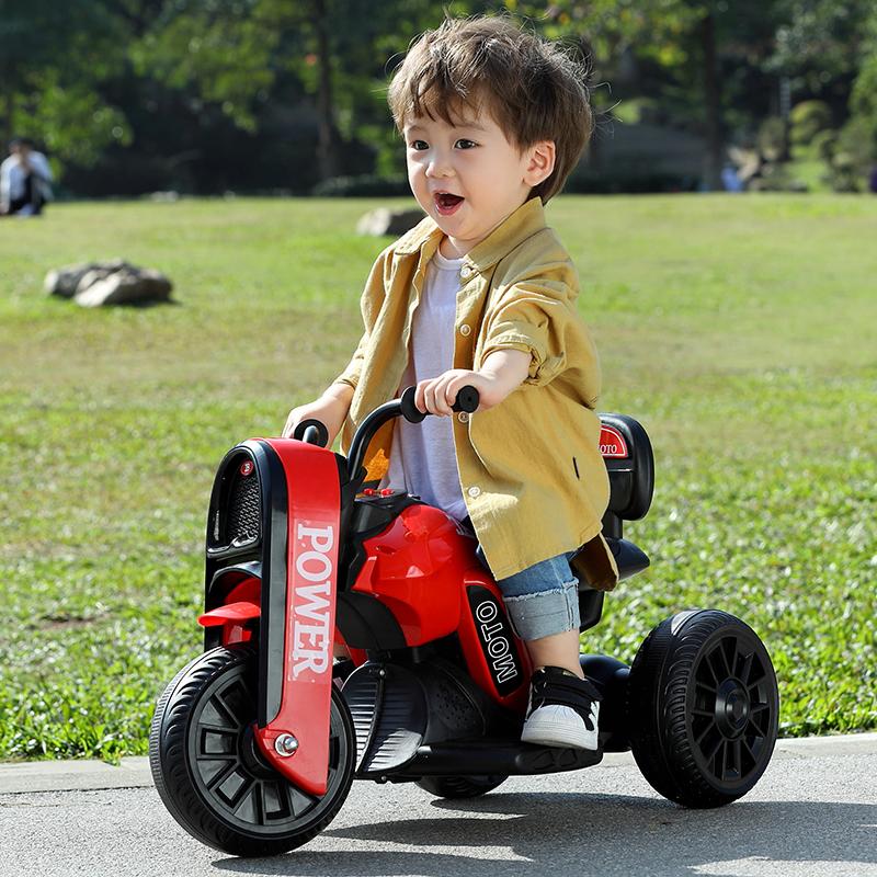 

Gift Sets 1-3-4 Years Old Children's Electric Motorcycle Boys Tricycle Car Baby Large Motorbike For Kids RC Ride On Cars Outdoor Toys