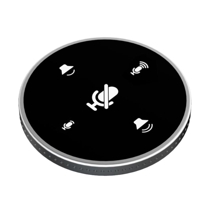 

Microphones Round Video Conference Microphone USB Desktop Computer