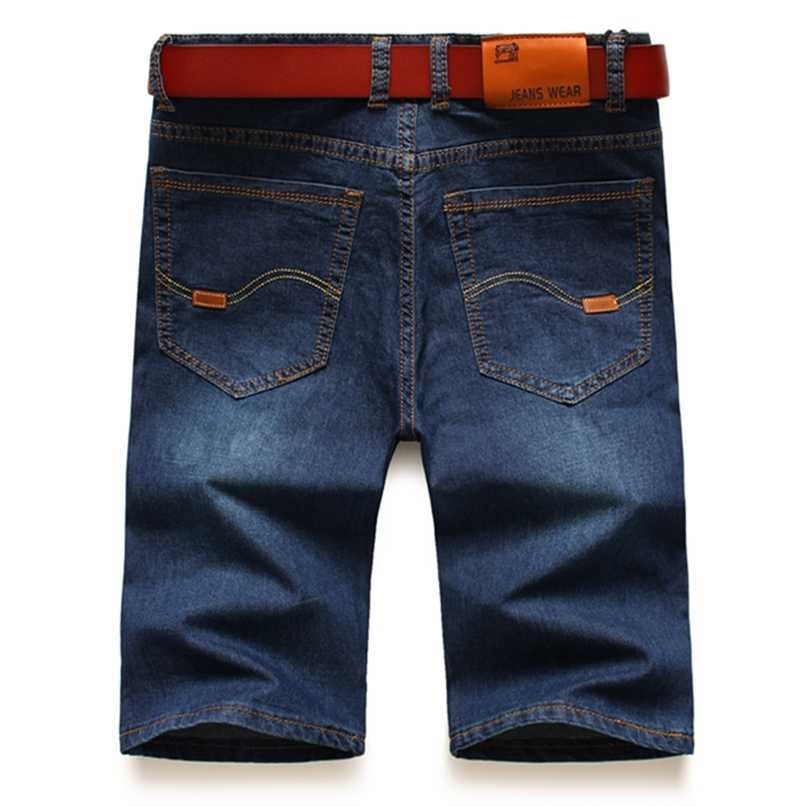 

Men'S Business Casual All-Match Thin Jeans Classic Fashion Brand Loose Stretch Denim Shorts Summer Blue Five-Point Pants 211108, 009-d