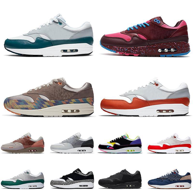 

2021 Men Womens 1 Running Shoes Sneakers Martian Sunrise Dark Teal Green Trainers 1s Amsterdam London Taupe Haze AMS Parra Goodgoodsneakers, A9 evergreen aura 36-45