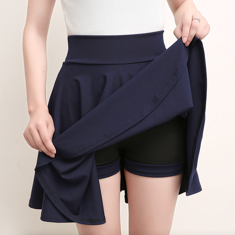 

2021mkfme summer women pleated skirt harajuku high waist skirts womens casual dancing korean student short skirt red black blue