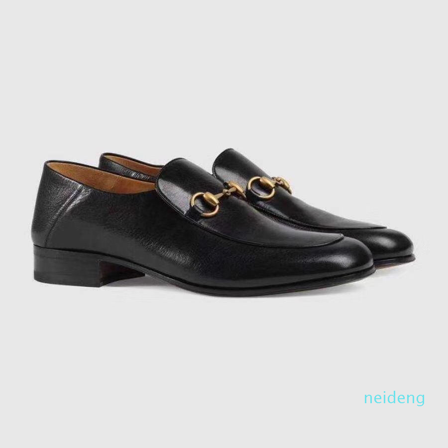 

2021 models Italian Luxury Designer leather dress shoes Top Leather wedding party men shoes suede fashion loafers heel shoes size 38-44, Black