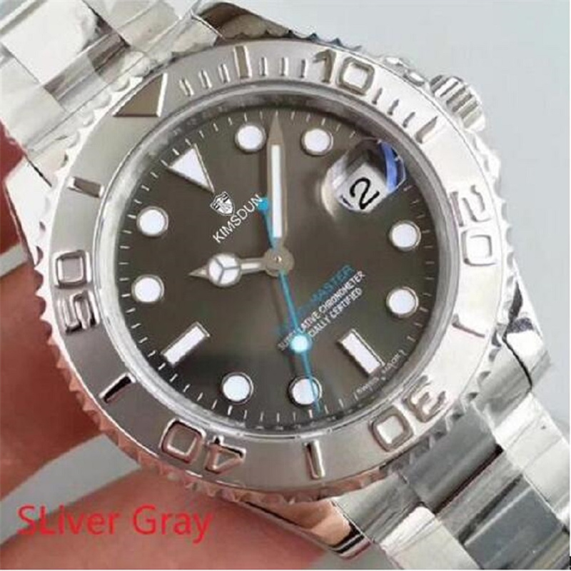 

U1 Mens Watch Grey dial sapphire glass Stainless Steel Strap Automatic Mechanical Movement 116622 40mm Men Yacht Watches, As picture