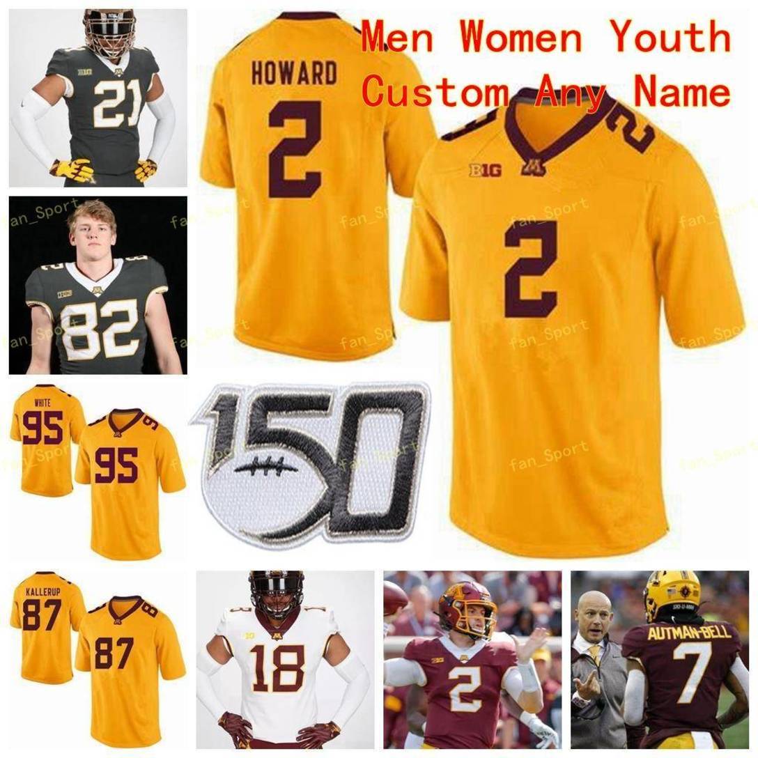 

NCAA College Jerseys Minnesota Golden Gophers 6 Tyler Johnson 7 Chris Autman-Bell Eric Decker 80 Jake Paulson Custom Football Stitched, As