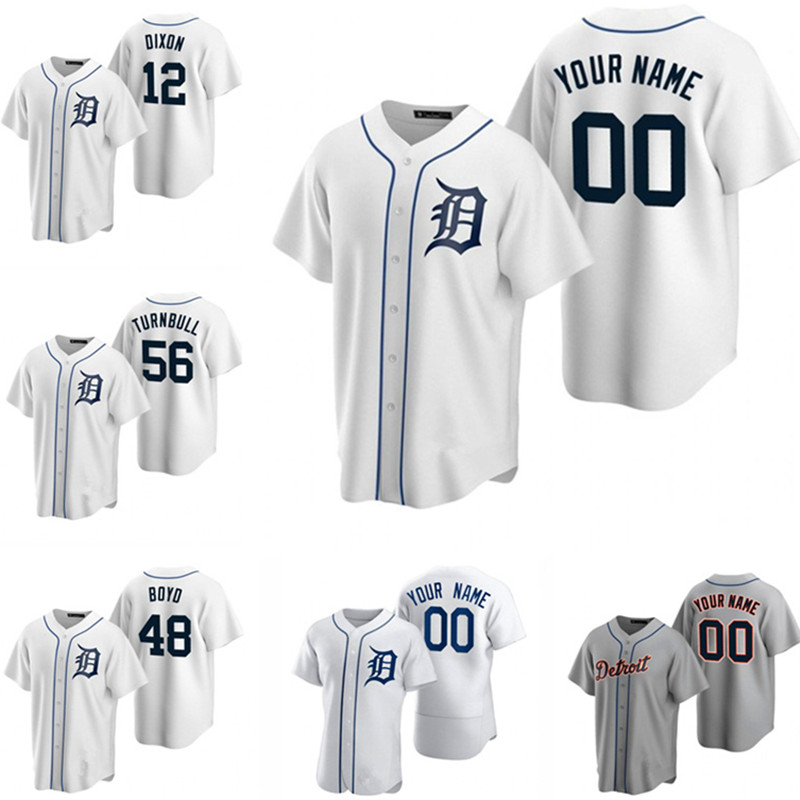 

Custom Detroit Kaline 20 21 Tigers 60 Akil Baddoo Jersey Brandon Dixon Baseball Jerseys Ronny RodrÃ­guez John Hicks Miguel Cabrera Niko Goodr, Blue;black