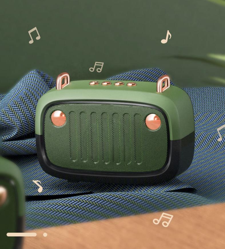 

Bluetooth Wireless Speaker for Mobile Phone etc. 3~4 hours Use Small Portable Speakers 800mAh Support 10 meters USB Audio Player