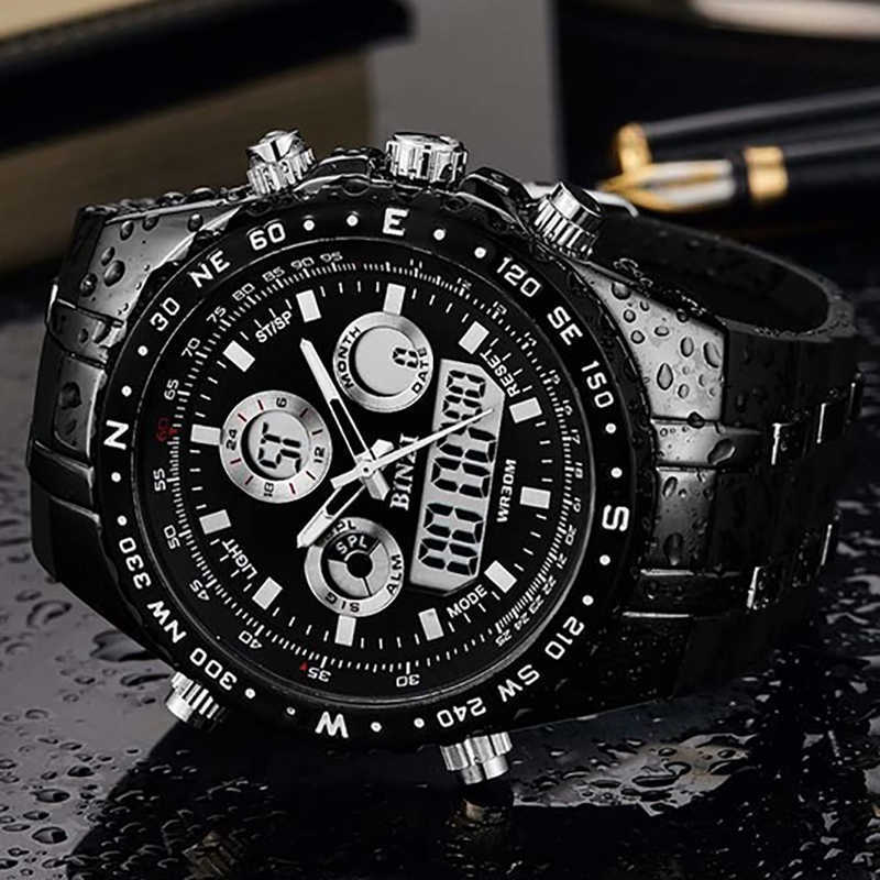 

BINZI Men's Watch reloj hombre Sport Waterproof Watches for Men Wrist Clock Relogio Masculino erkek kol saati Male Hour 210728, Other