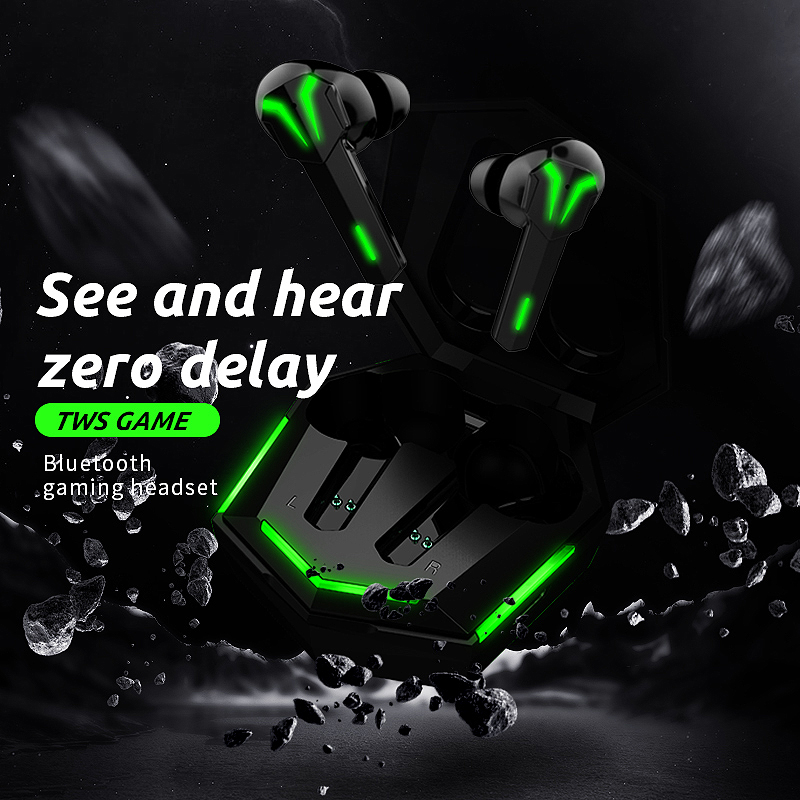 

Headphones TWS33 Bluetooth 5.0 2 generation Bluetooths headsets TWS stereo trues digital display true power light type with charging cabin W