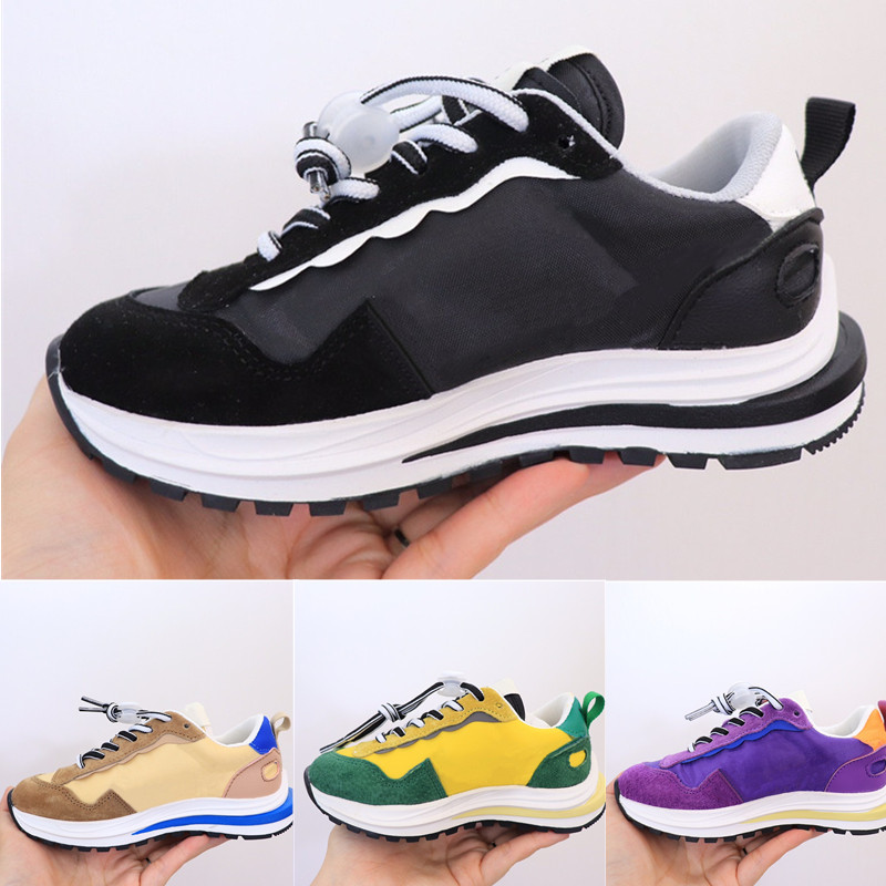 

Sachai VaporWaffle Kids Running Shoes Sesame Blue Void TD Dark Iris Tour Yellow Sneakers Boys Girls Toddler Children Outdoor Sport Trainers