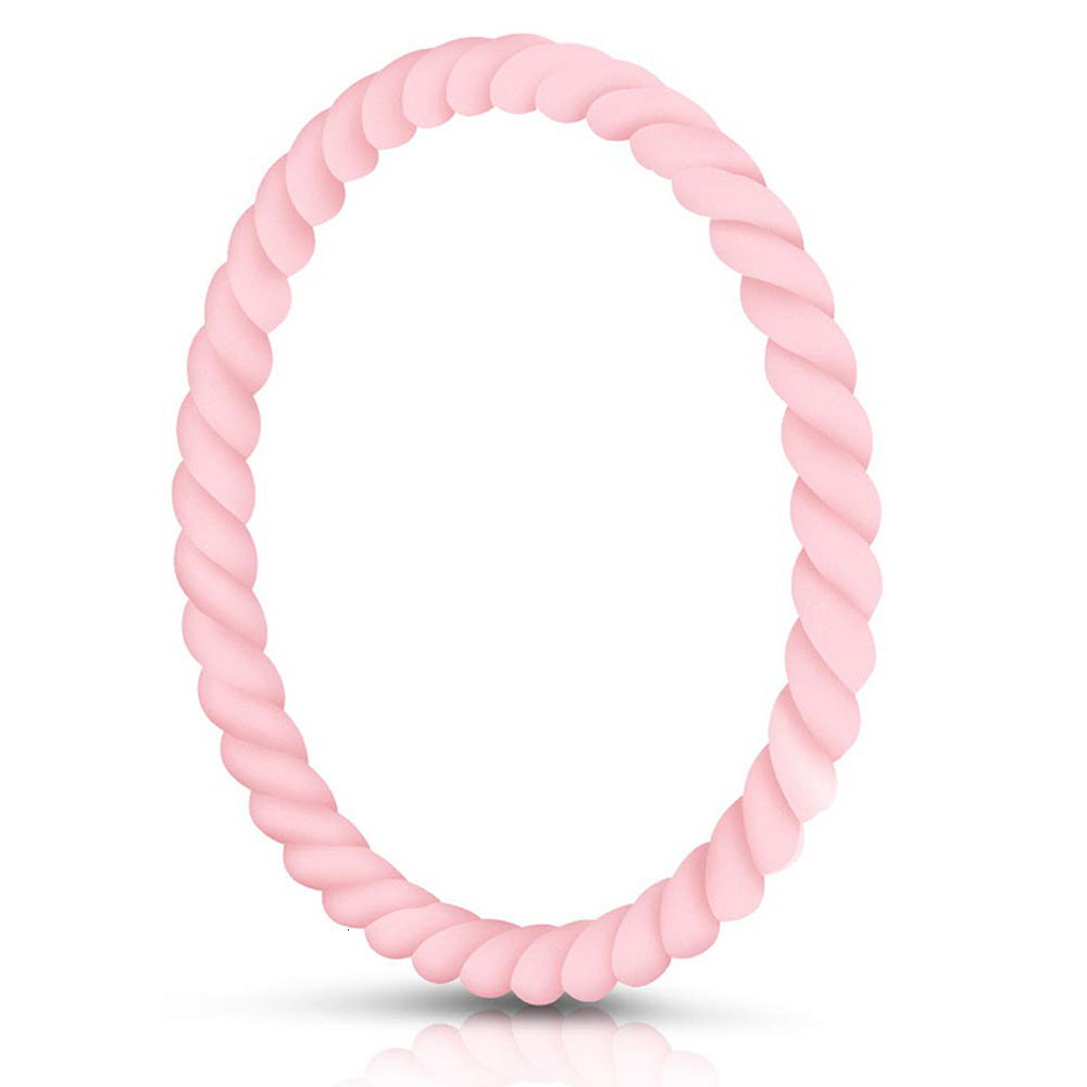 

Hand catenary women's Mahua small simple multi-layer fashion sports silicone bracelet, Golden;silver