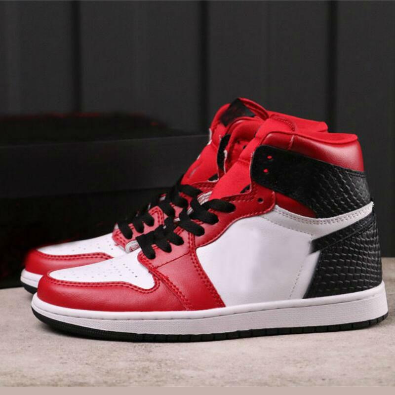 

2021 Satin Snake jordon 1 High OG for sale With Box good men women Basketball shoes Wholesale prices US4-US12